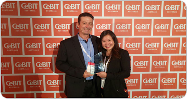 christie wins cebit business award for community support