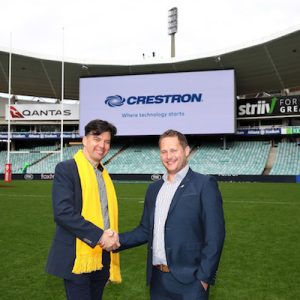 crestron teams up with australian rugby union