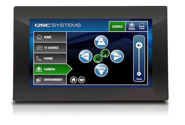 qsc q-sys touchscreen controller